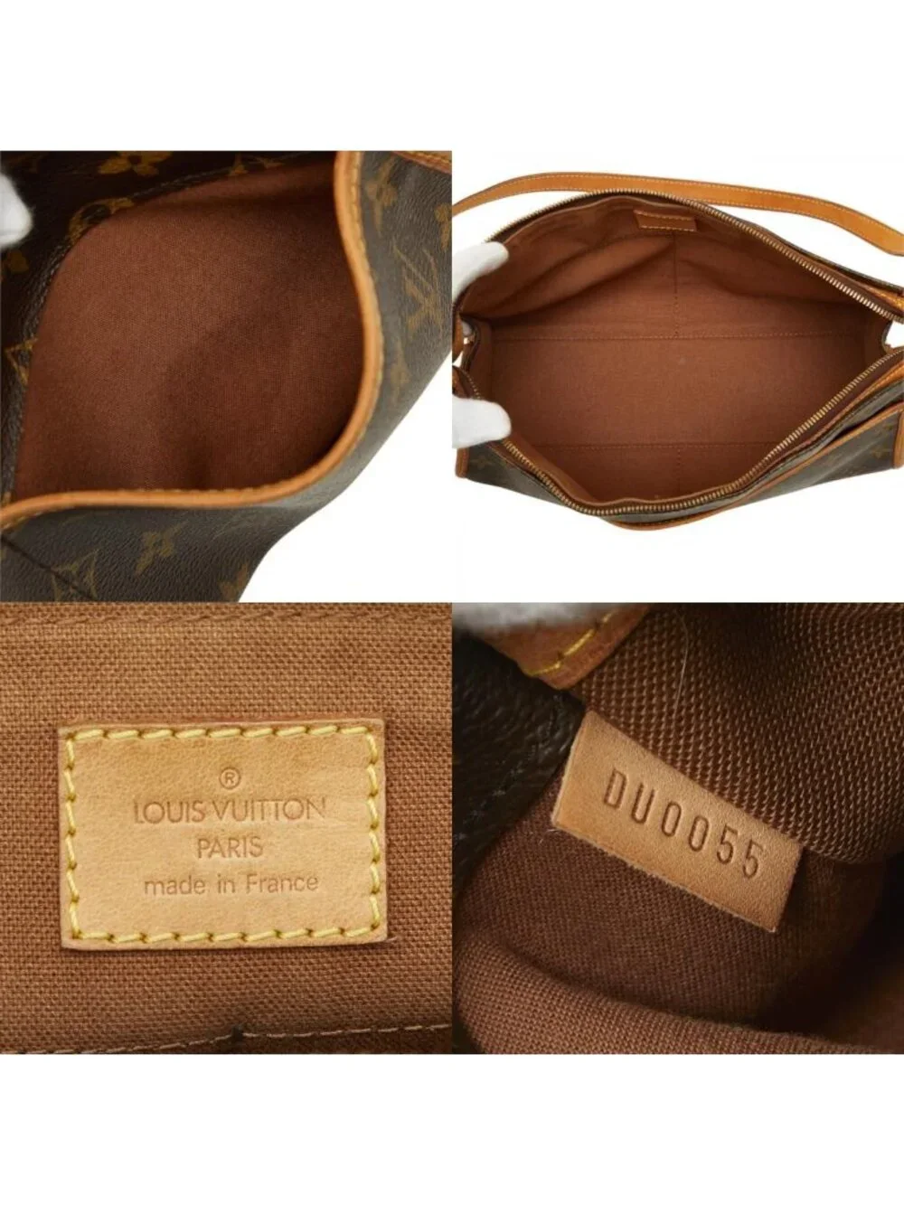 Louis Vuitton Monogram Popincourt Long Crossbody Shoulder Bag Brown Leather